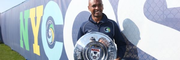 Marcos Senna campeón con el New York Cosmos
