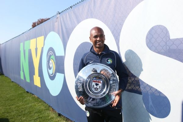 Marcos Senna campeón con el New York Cosmos