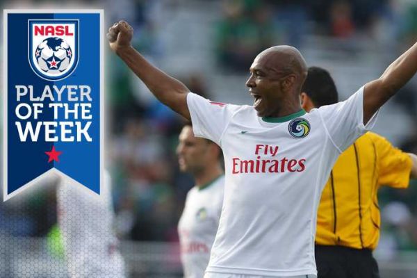 Marcos Senna is named the player of the week by the NASL