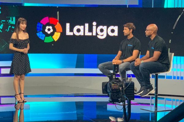 Marcos Senna participó en el programa que “La Liga” emite exclusivamente en China