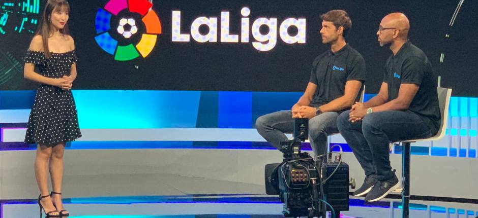 Marcos Senna participó en el programa que “La Liga” emite exclusivamente en China
